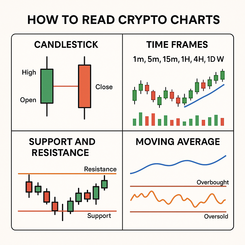 How to Read Crypto Charts: A Beginner’s Guide